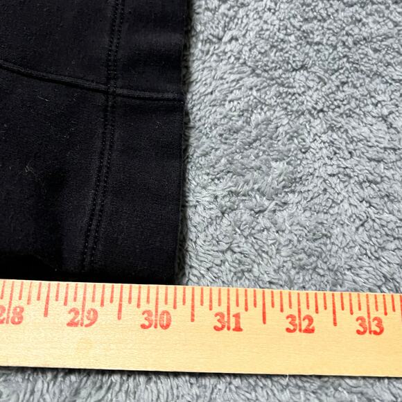 Athleta Retroplush Straight Leg Pants Womens Medium Tall Sweatpants Black Lounge - Picture 10 of 11